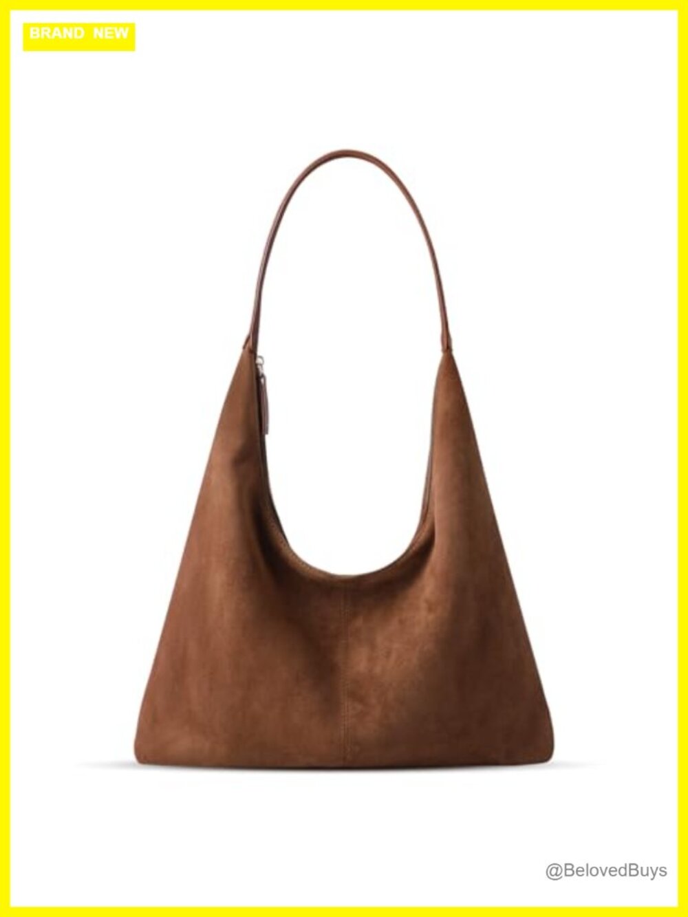 Suede Hobo Shoulder Bag Faux Suede Slouchy Tote